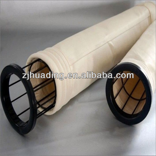 Light Yellow Industrial Filter Bags Filtration Accuracy 1 μm Round Hole Pattern for Industrial Filtration Performance