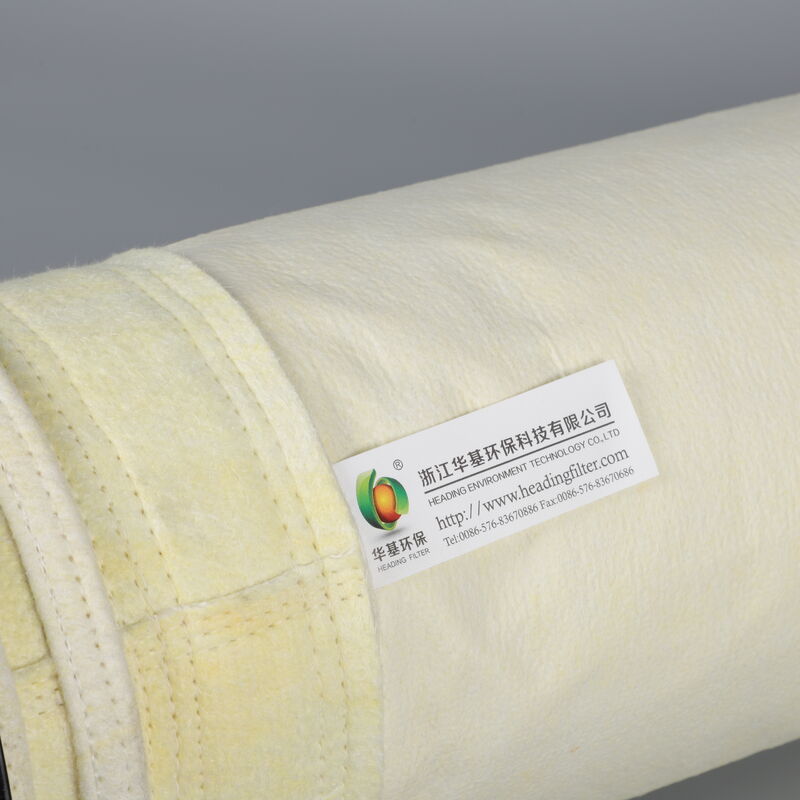 PTFE 코팅 AC500PTFE 필터 봉지 500 GSM 바늘 필트 260°C 연속 온도 산업용 용품